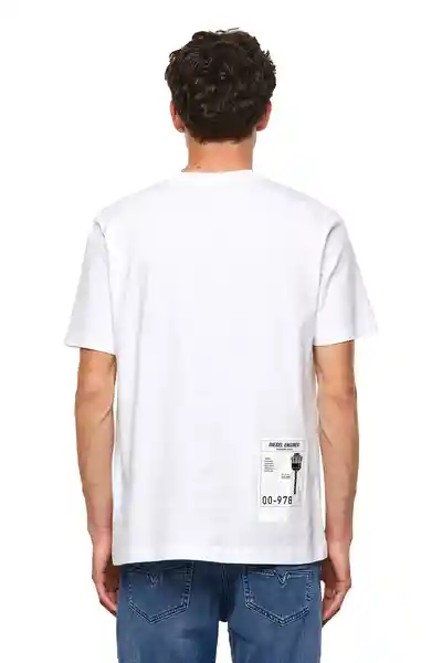 Diesel Camiseta T-Just-B62 Blanco Talla S