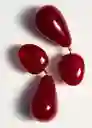 Pendientes Tilda Rojo Talla 99 Mujer Mango