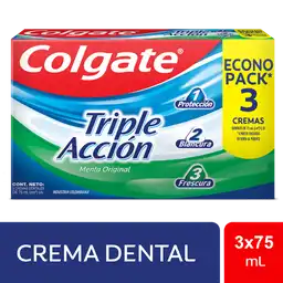 Colgate Crema Dental Triple Acción