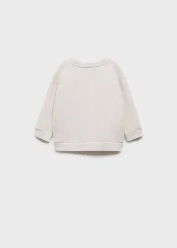 Sudadera Frozen Off White Talla 70 Niños Mango