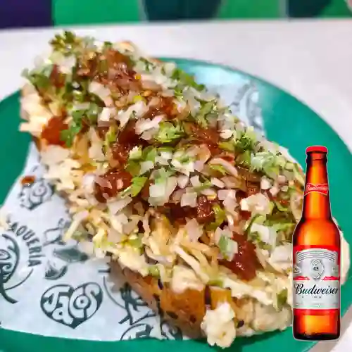 Combo Jocho Desmadre + Budweiser 300 ml
