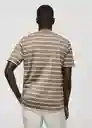 Camiseta French1 Khaki Talla XXL Hombre Mango