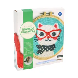 Set de Manualidades Bordado Punch Needle Multicolor Diseño 0001