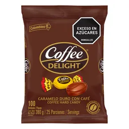 Coffee Delight Caramelos Duros Rellenos con Café
