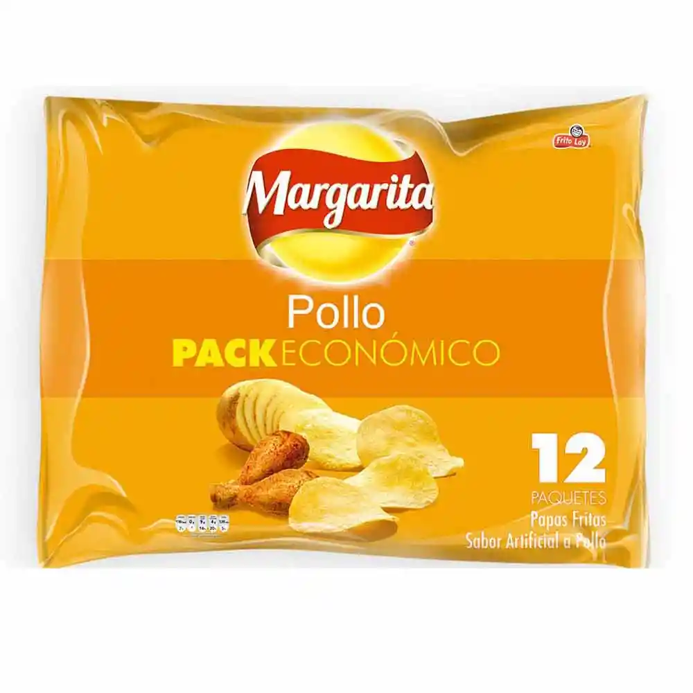 Margarita Pack Papas Fritas con Sabor a Pollo
