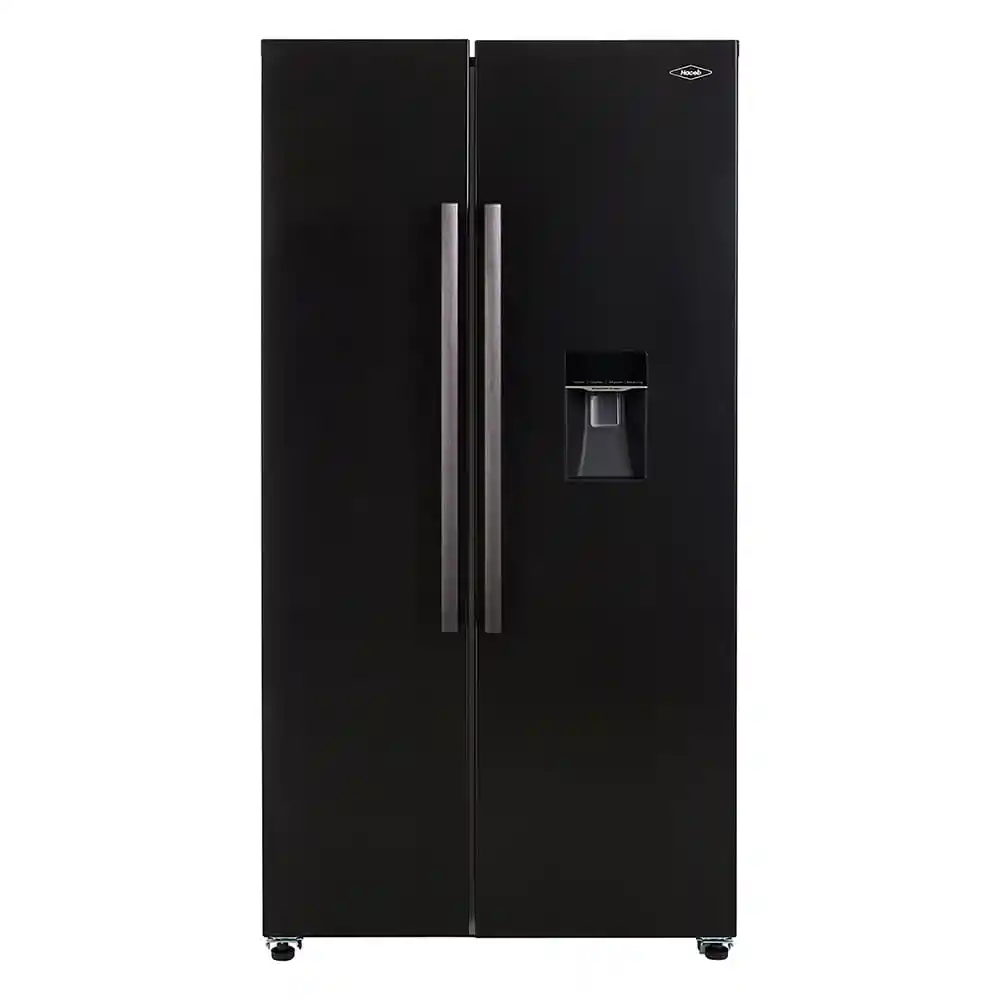 Nevecón Haceb Side By Side Sin Escarcha Manija Externa Panel Digital Negro Inverter