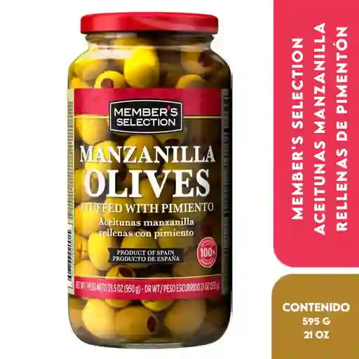 Member's Selection Aceituna Manzanilla Rellena de Pepino
