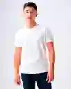 Camiseta Blanco Talla S Hombre Americanino 840c002