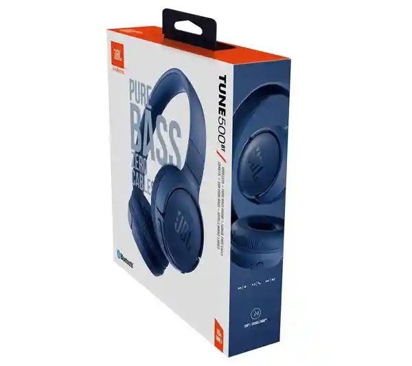 Jbl Audifonos De Diademaalambricos On Ear T500 Azul