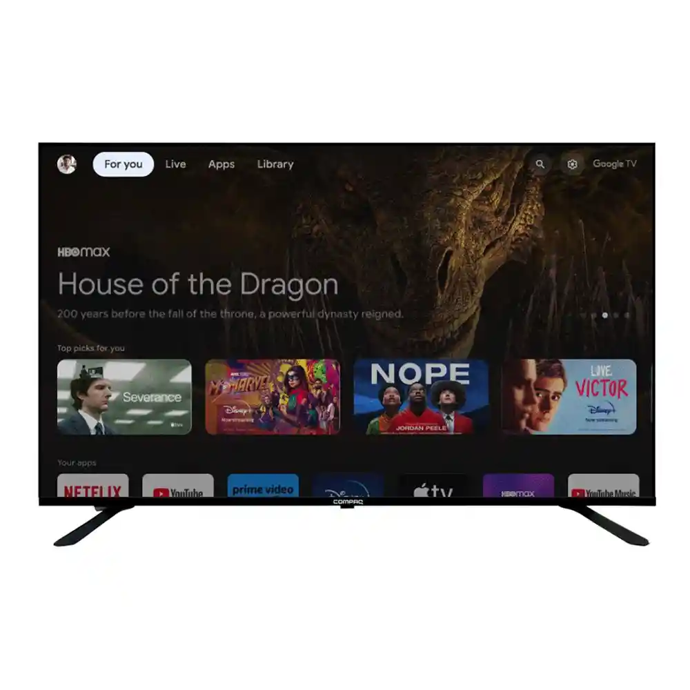 Televisor Compaq 40 Pulgadas Led Fhd Smart Tv Qlg40efhd