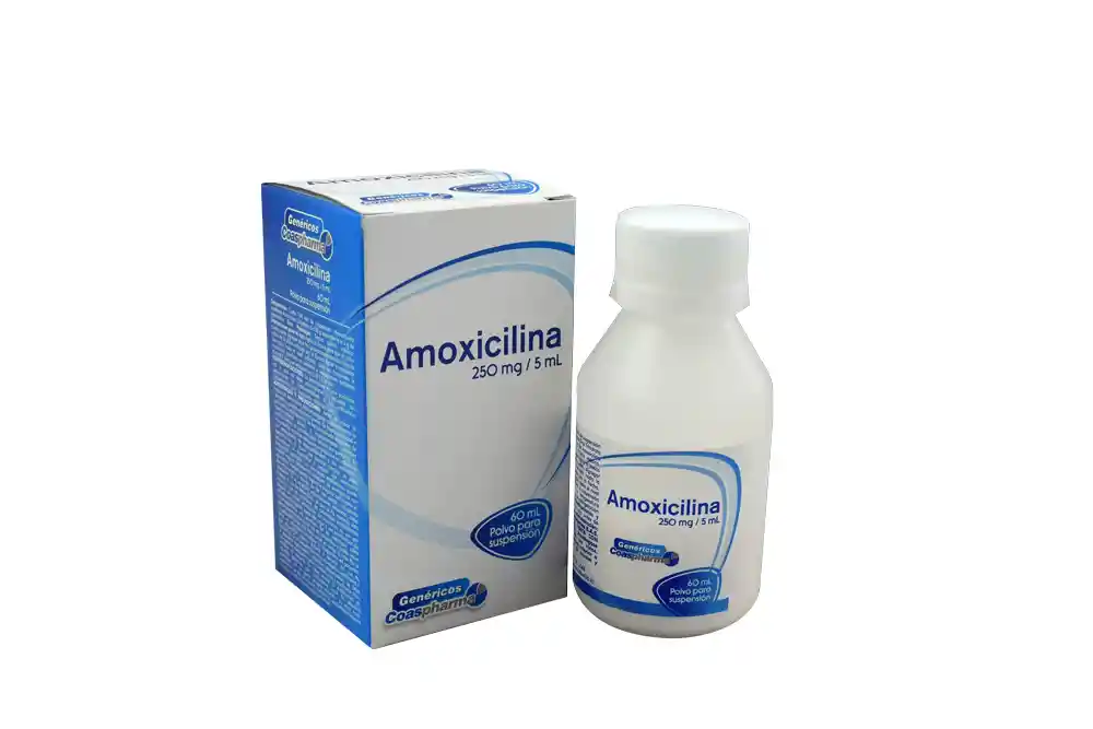 Coaspharma Suspensión Oral Amoxicilina (250 mg) 60 mL
