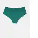 Panti Flores Verde Aerie Talla Medium American Eagle