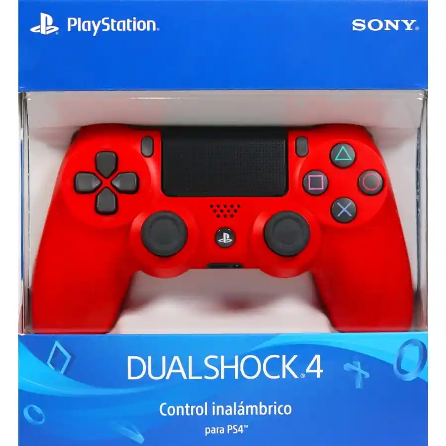 PlaystationControl Inalambrico Dualshock 4 Rojo