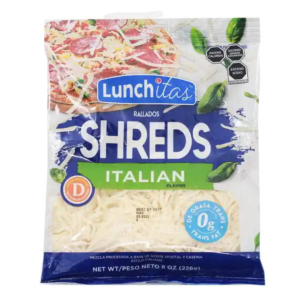 Lunchitas Queso Rallado Tipo Italiano