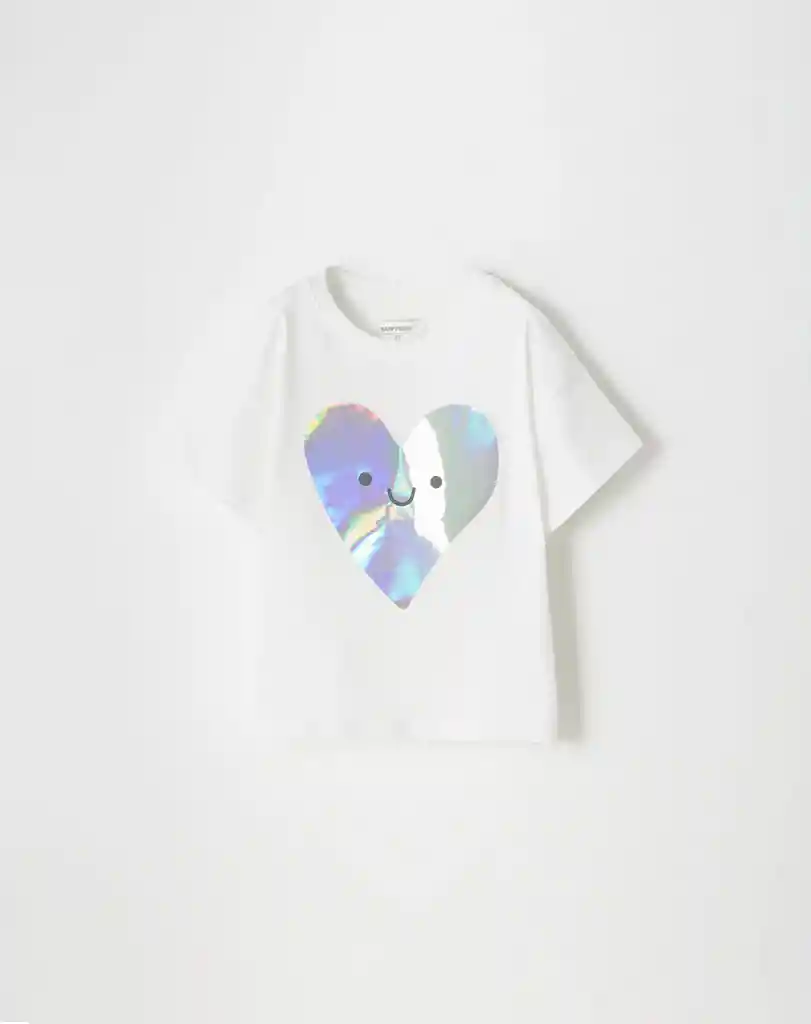 Camiseta Cuello Redondo Manga Corta Bebita Fedra Baby Fresh Talla 6t