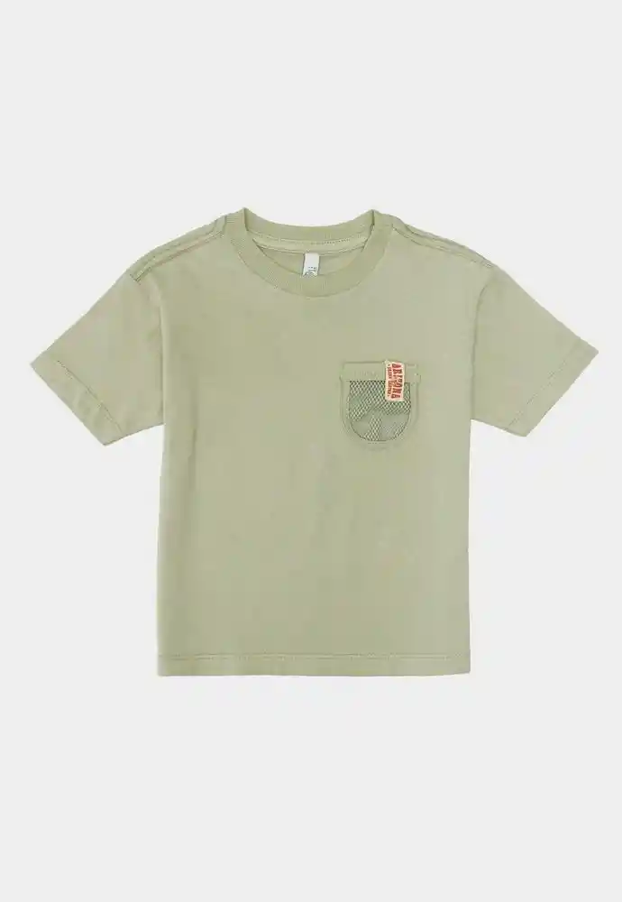 Camiseta Manga Corta 4t-verde