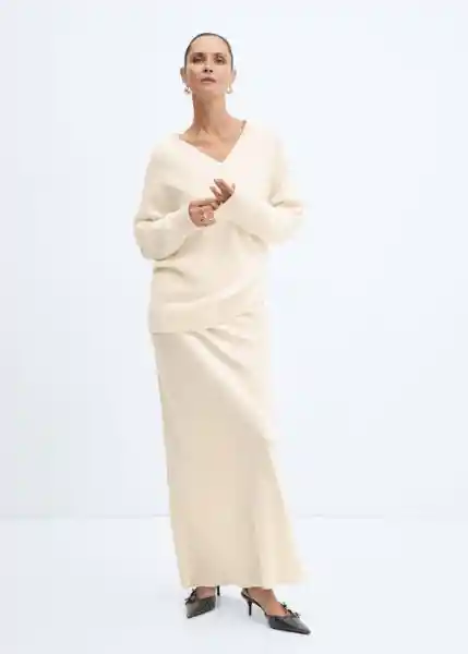 Jersey Taldorav Crudo Talla L Mujer Mango