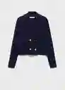 Chaqueta Velamar Navy Talla L Mujer Mango