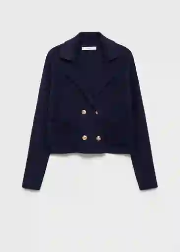 Chaqueta Velamar Navy Talla L Mujer Mango