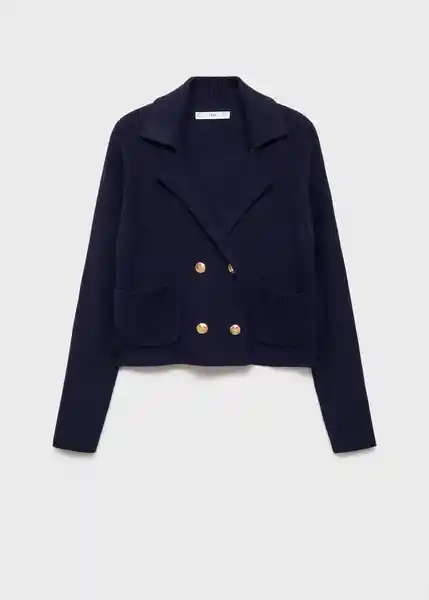 Chaqueta Velamar Navy Talla L Mujer Mango