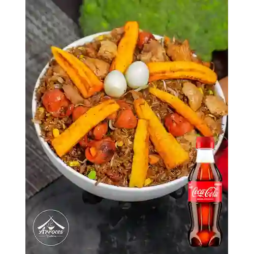 Combo Arroz Paisa + Coca Cola Original 250ML