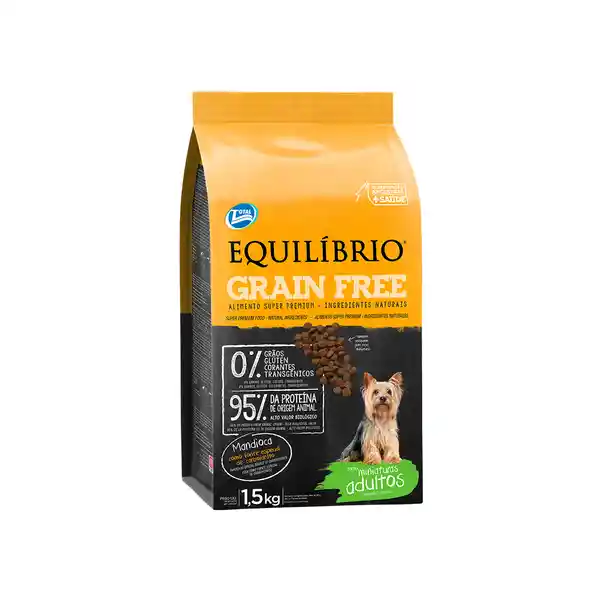 Raza Equilibrio Alimento Para Perro Gain Free Mini Adulto 1.5 Kg