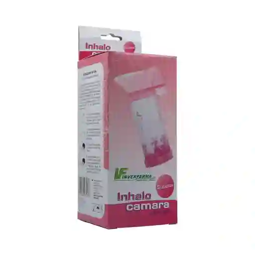 Inhalo Cámara Pediátrica Rosada
