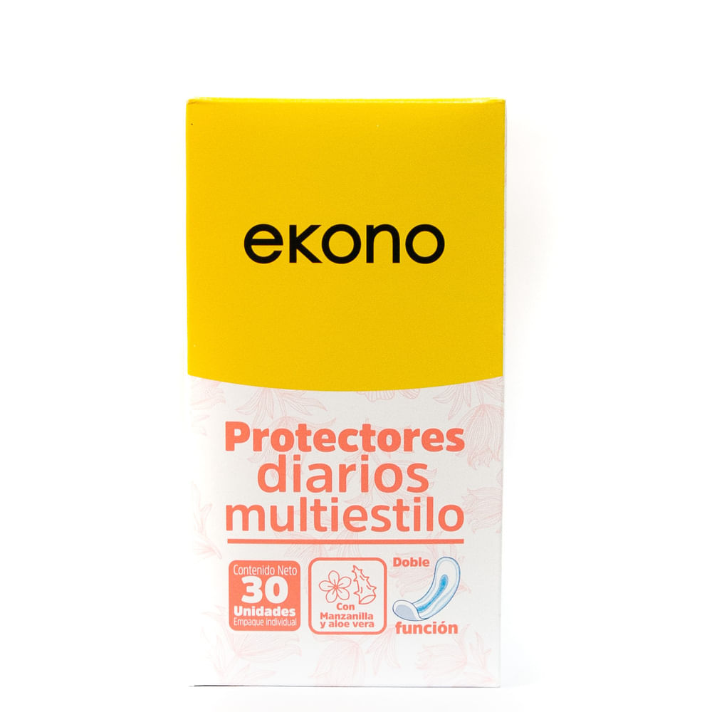 Protectores Diarios Multiestilo Ekono 30 und