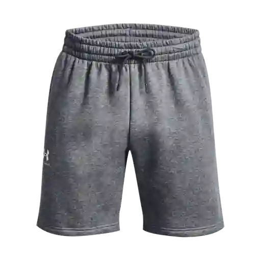 Under Armour Short Essential Fleece Hombre Gris LG 1380377-012