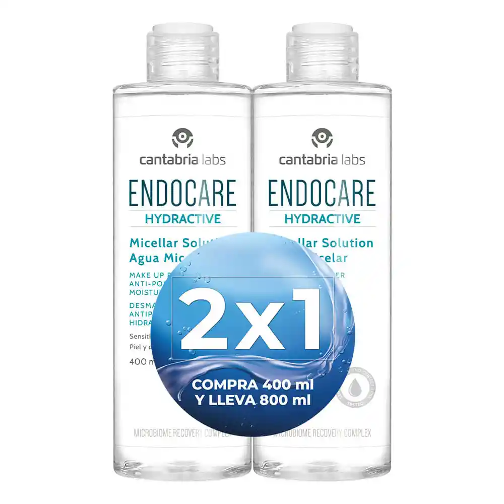 Endocare Agua Micelar Kit Hydractive Solution