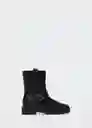 Botin Nuria Negro Talla 29 Niñas Mango