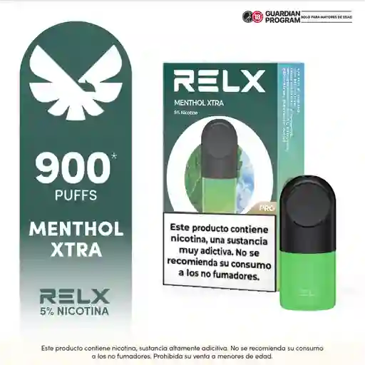 Relx Pod Vape Recargable Menthol Xtra 5%