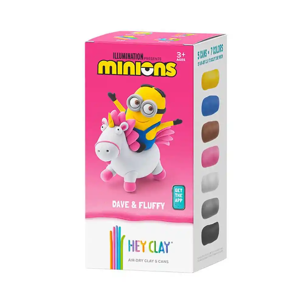 Hey Clay Juguete Minions Dave & Fluf
