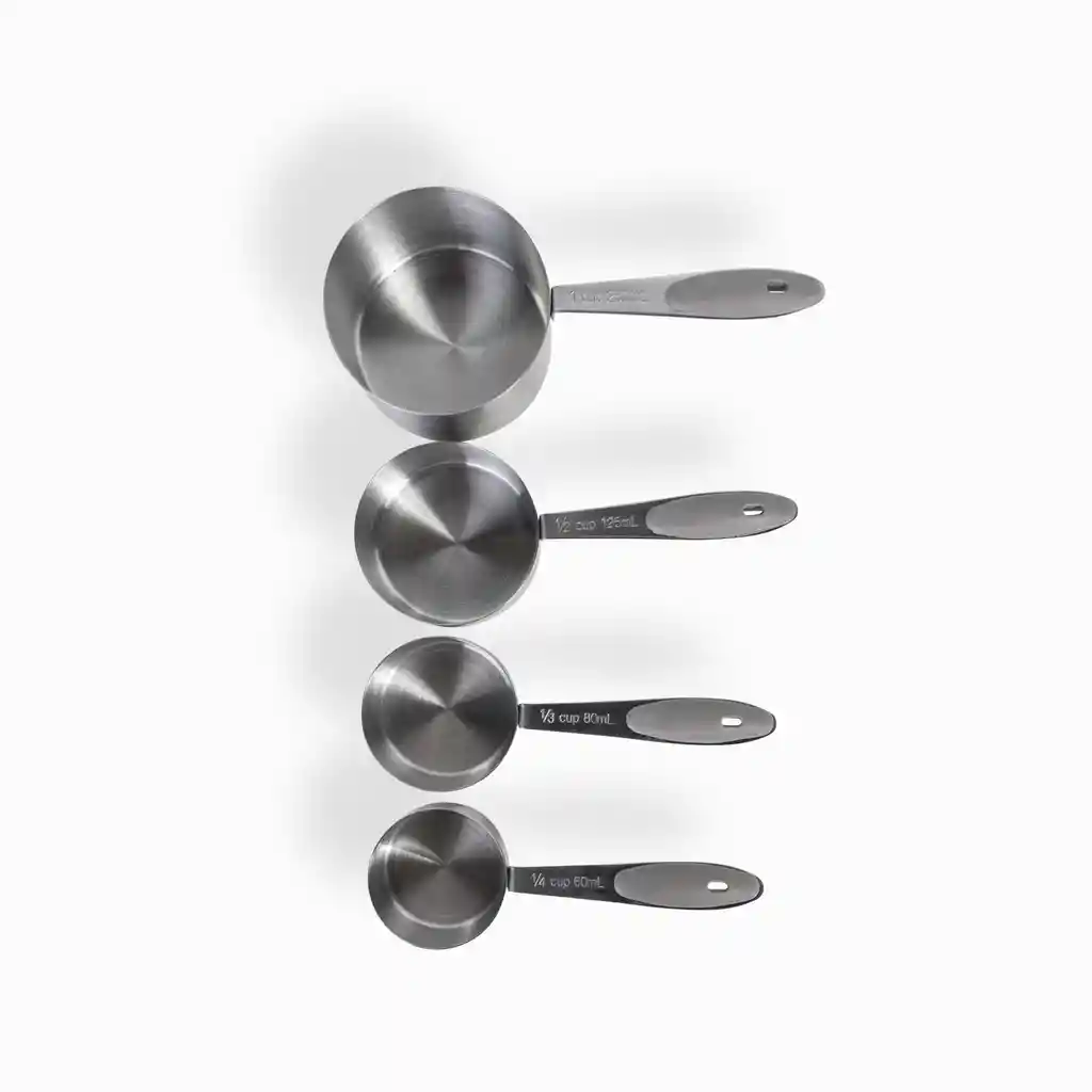 Set De Tazas Medidoras Acero Ambiente Gourmet