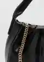 Bolso León Negro Mujer Mango