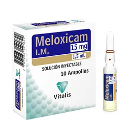 Vitalis Meloxicam Solución Inyectable (15 mg)