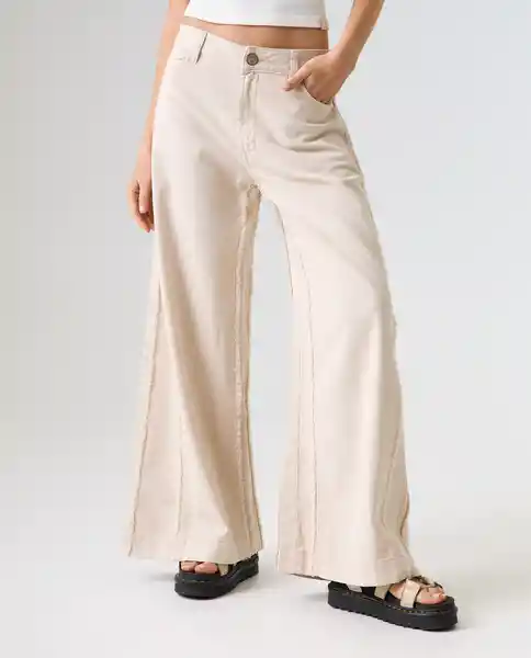 Pantalón Mujer Amarillo Talla 8 632G003_AMA120704