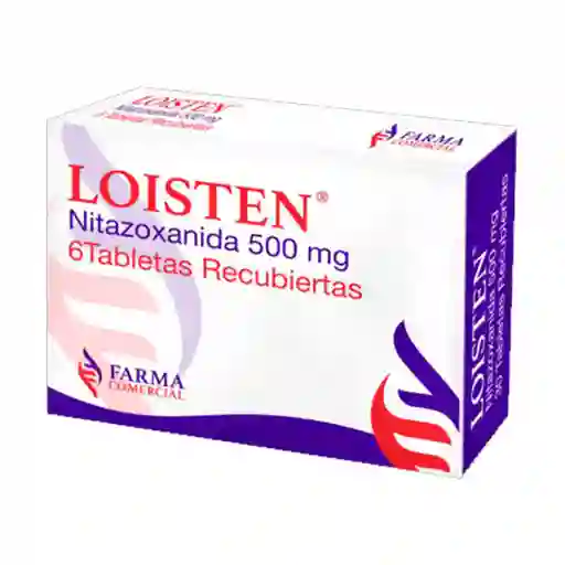  Loisten ( Nitazoxanida ) Farma Comercial Tabletas 