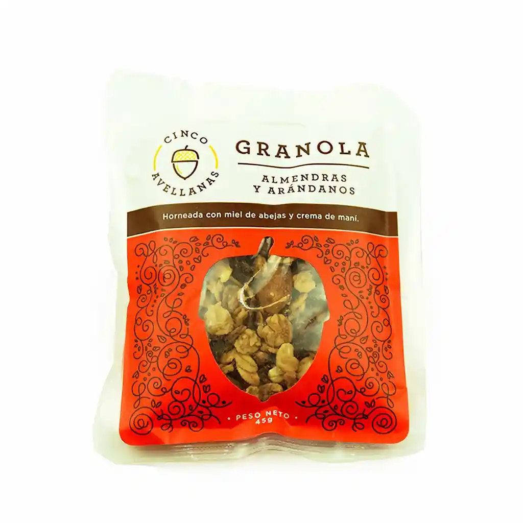 Cinco Avellanas Granola con Almendras y Arándanos