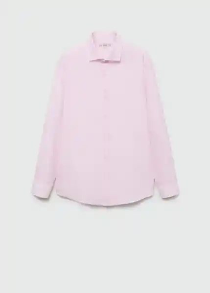 Camisa Lake City Rosa Light Talla L Hombre Mango