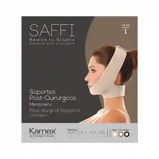 Saffi Mentonera Beige Talla M