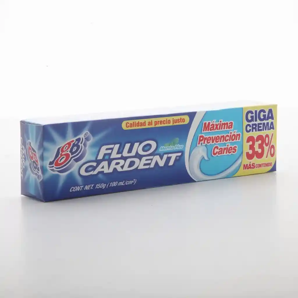 Fluo Cardent Crema Dental Máxima Prevención Caries