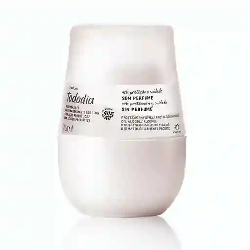 Desodorante Antitranspirante Roll-On Sin Perfume Tododia