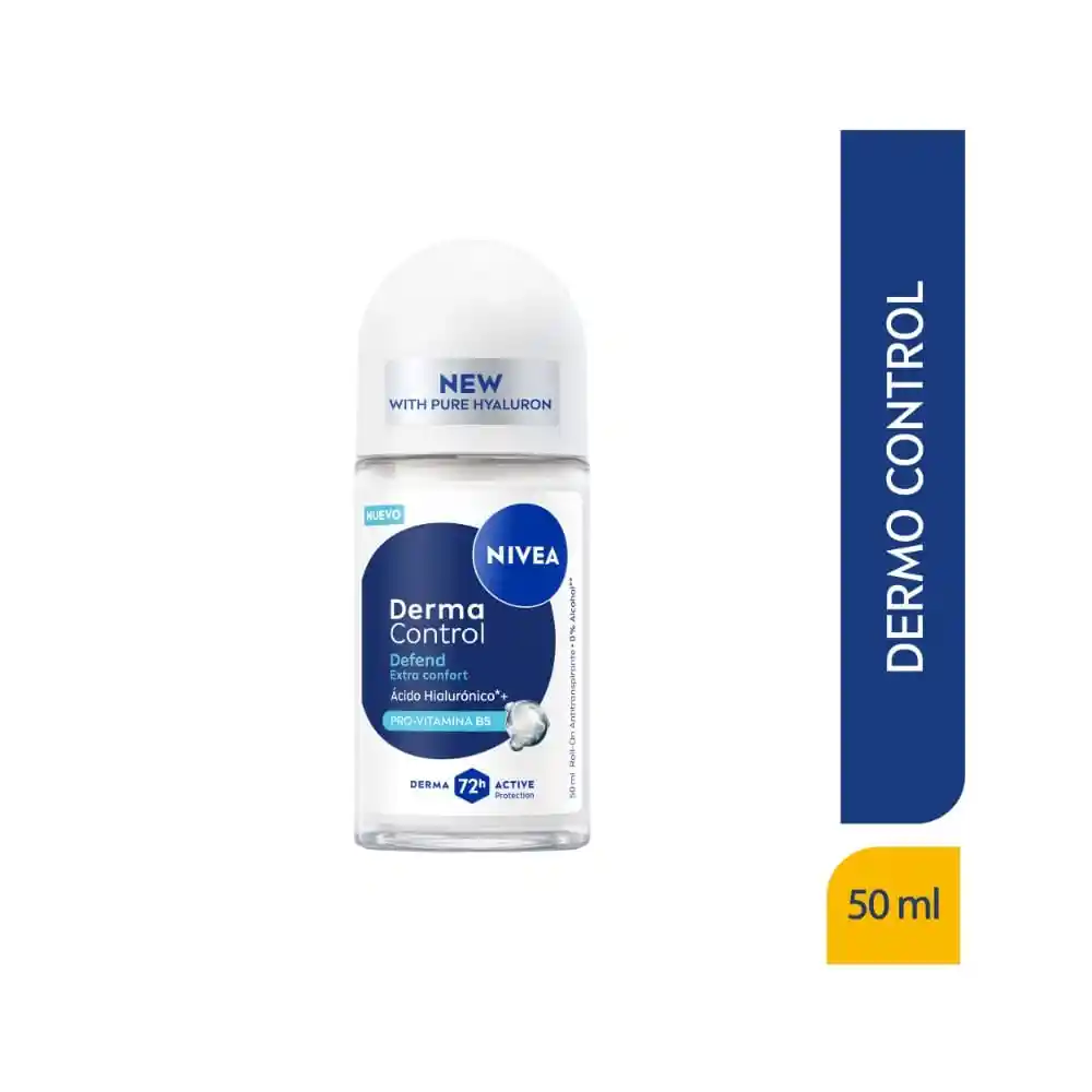 Desodorante Nivea Derma Control Defend Mujer Roll On