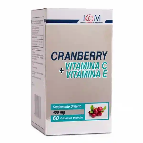 Icom Suplemento Dietario Cranberry Vita C y E