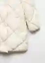 Abrigo Anorak Ylenia Crudo Talla 06 Niñas Mango