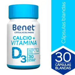 Benet Capsulas Blandas Calcio Vitamina D