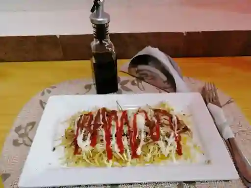 Mazorcada con Carne Desmechada