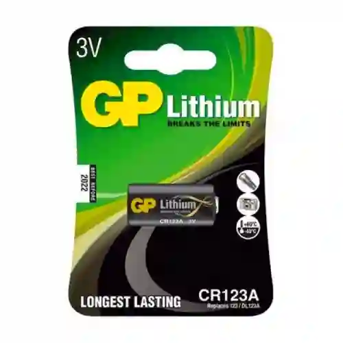 Gp Batteries Pila Lithium Photo Gp Cr123a 3v 1300 Mah