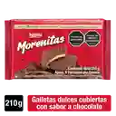 Galletas dulces MORENITAS cubiertas con chocolate 210g